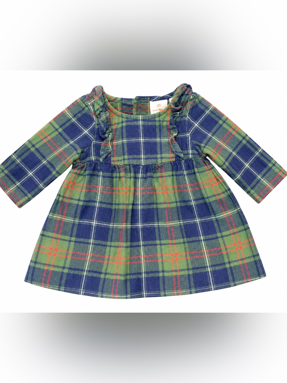 Hanna Andersson Girls Plaid Dress Size 0-3 M